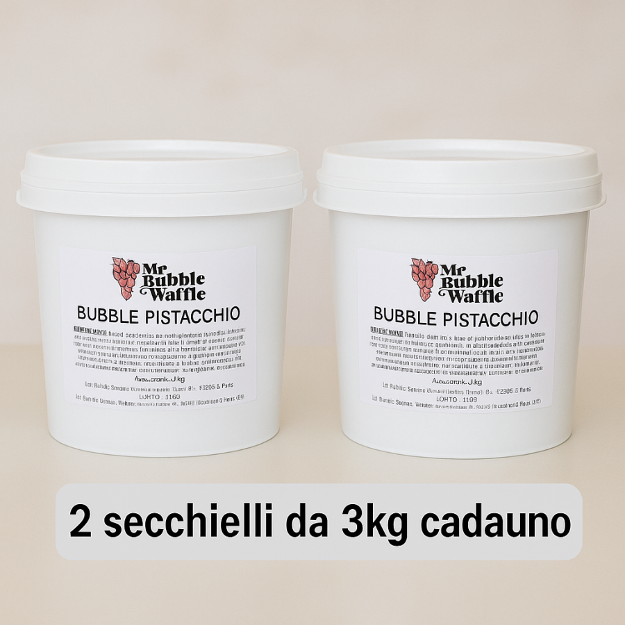 Secchiello topping al gusto pistacchio - Imballo da 2 secchielli