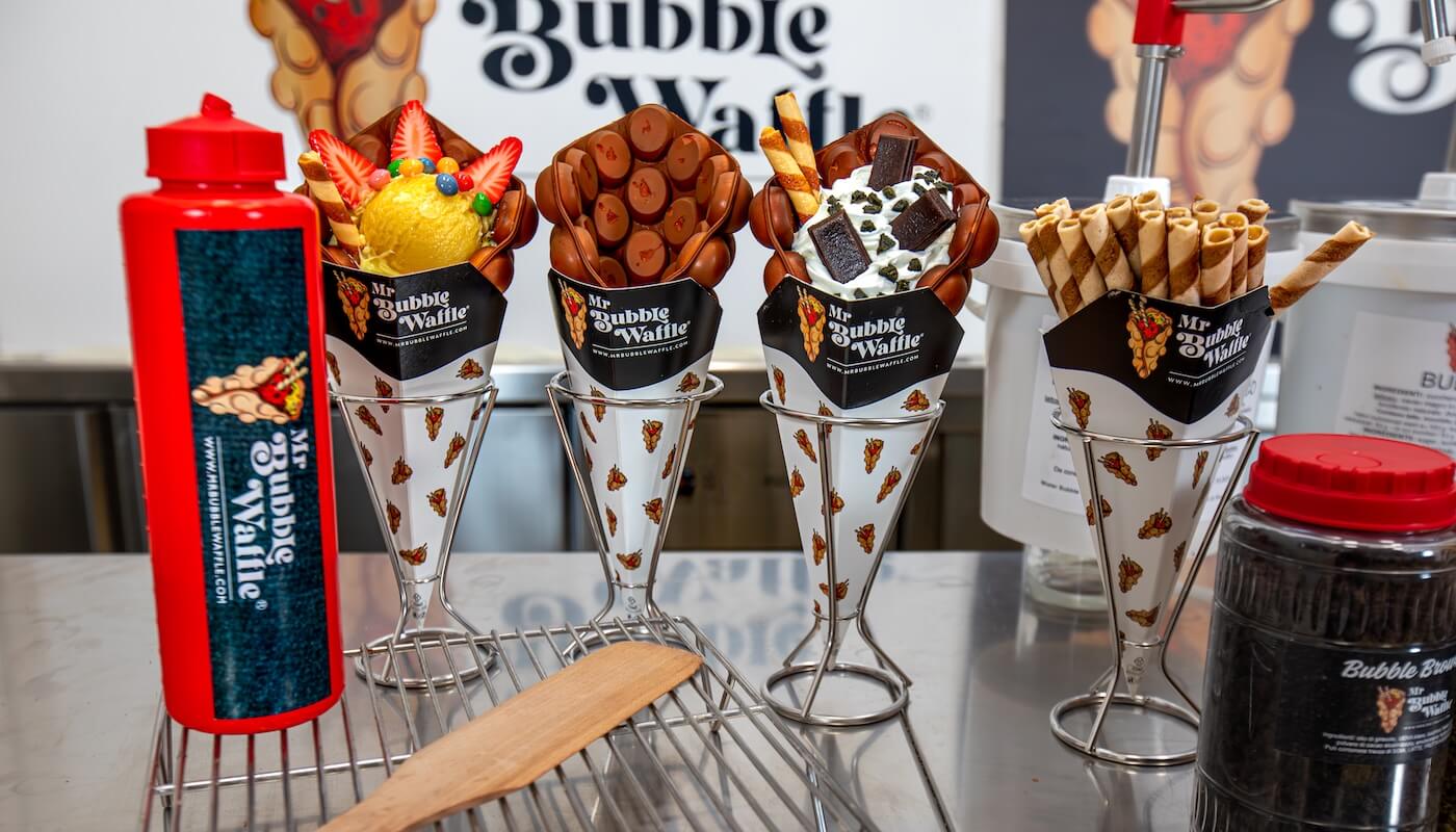 Bubble waffle con gelato: ricetta facile e veloce